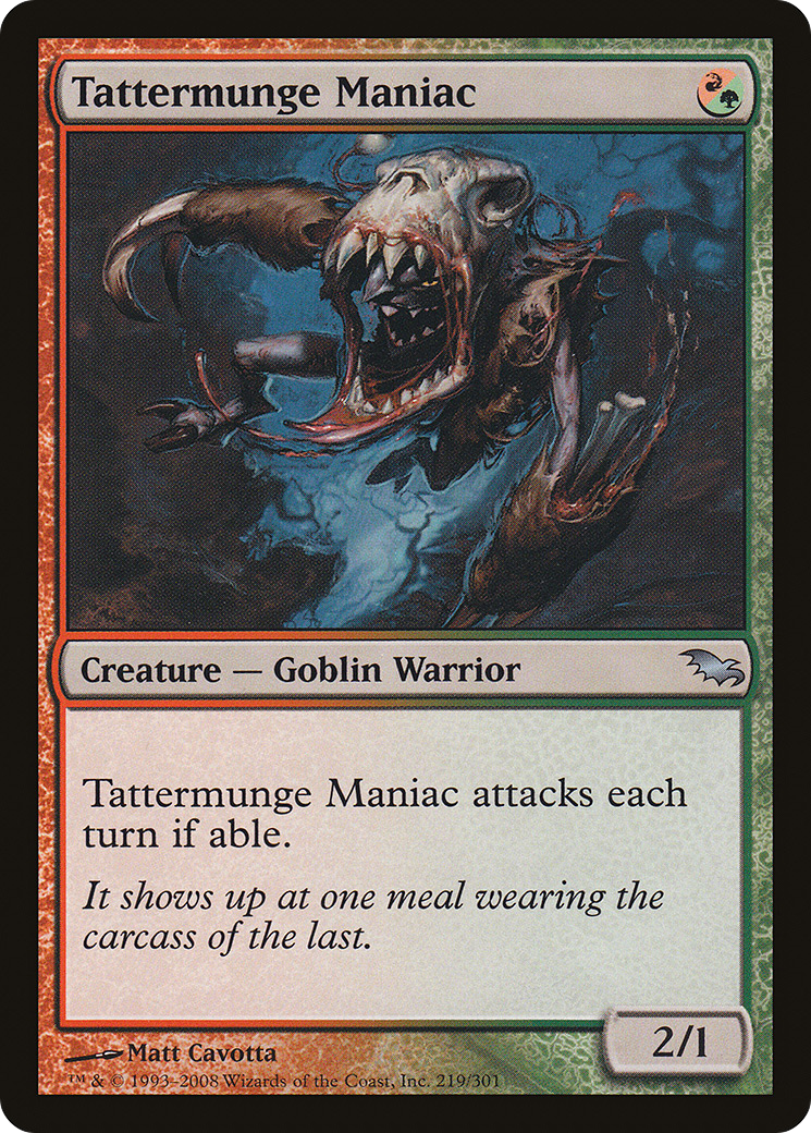 Tattermunge Maniac (SHM-219) [Shadowmoor] Foil