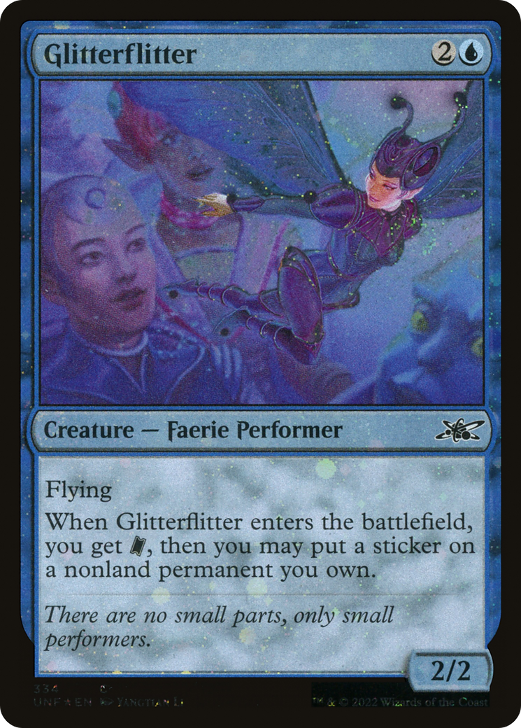Glitterflitter (Galaxy Foil) (UNF-334) [Unfinity] Foil
