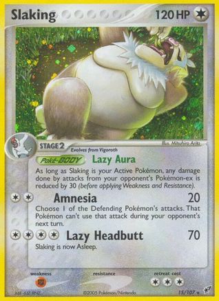 Slaking (15/107) [Deoxys] - Holo Rare