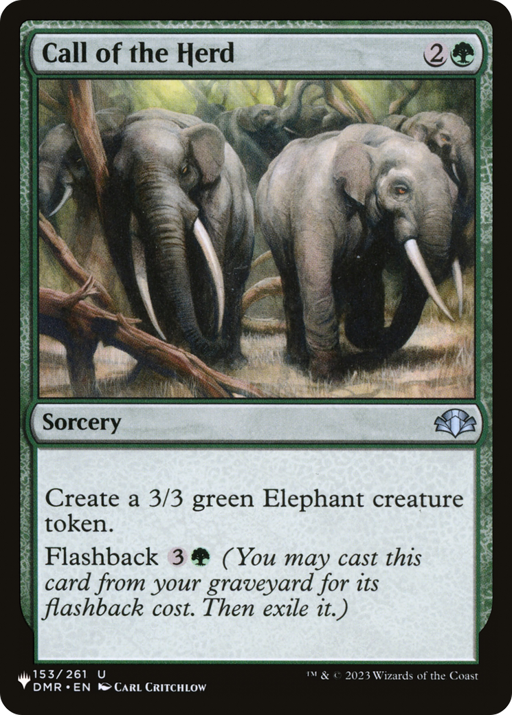 Call of the Herd (LIST-153/261) [The List]