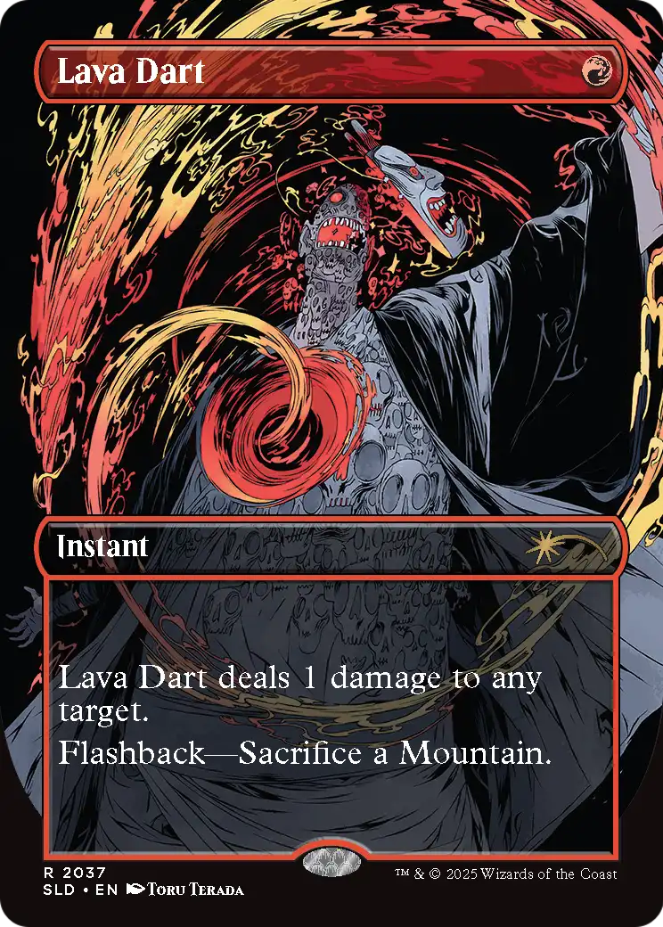 Lava Dart (SLD-2037) (Borderless) [Secret Lair Drop]
