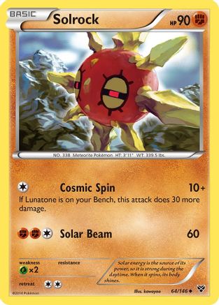 Solrock (64/146) [XY Base Set] - Uncommon