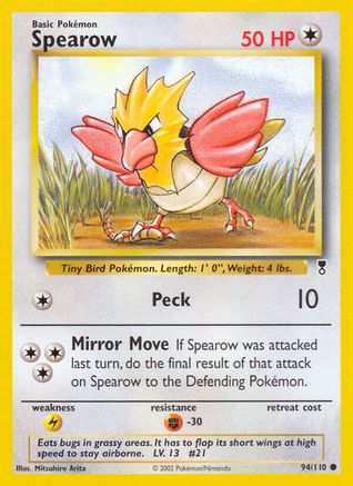 Spearow (94/110) [Legendary Collection] - Common