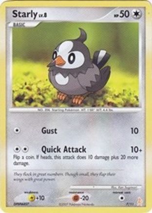Starly (7/11) [DP Trainer Kit Manaphy & Lucario] - Common