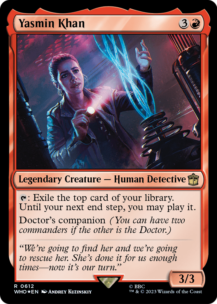 Yasmin Khan (Surge Foil) (WHO-612) [Doctor Who] Foil