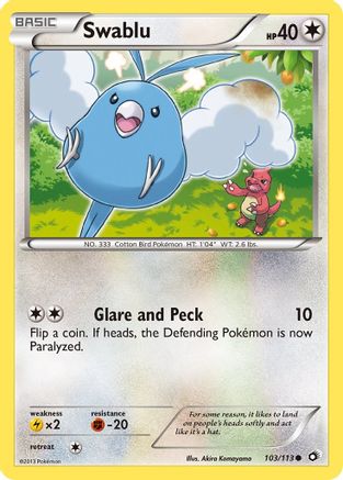 Swablu (103/113) [Legendary Treasures] - Common