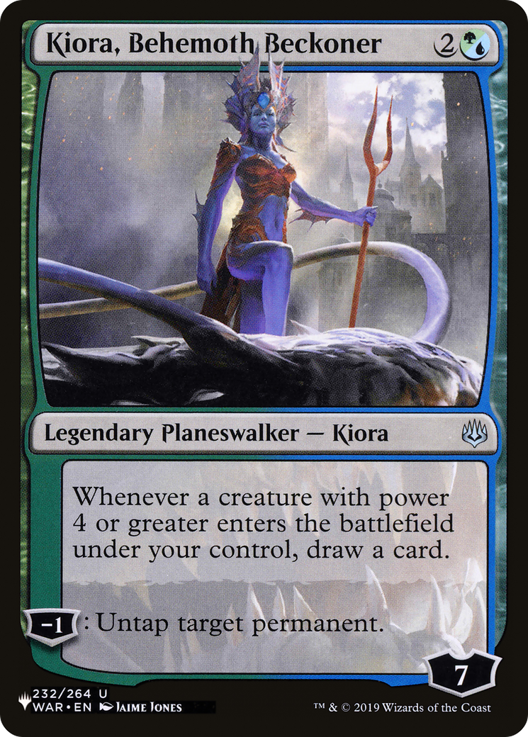 Kiora, Behemoth Beckoner (LIST-232/264) [The List]