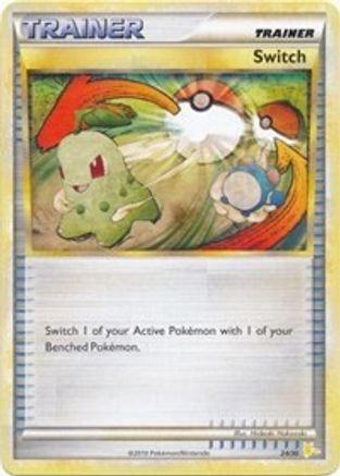 Switch (Raichu) (24/30) [HGSS Trainer Kit Gyarados & Raichu] - Common
