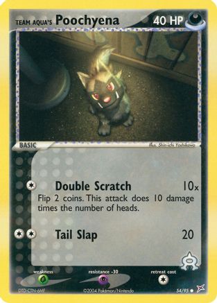 Team Aqua's Poochyena (054/95) [Team Magma vs Team Aqua] - Common