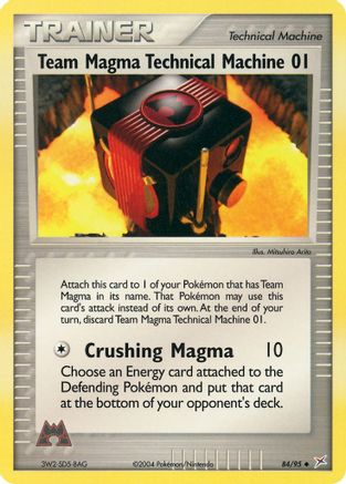 Team Magma Technical Machine (84/95) [Team Magma vs Team Aqua] - Uncommon