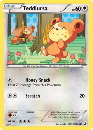 Teddiursa (RC15/RC25) [Legendary Treasures Radiant Collection] Holofoil - Common