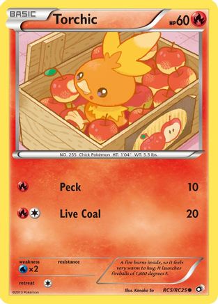 Torchic (RC5/RC25) [Legendary Treasures Radiant Collection] Holofoil - Common