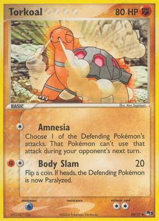 Torkoal (10/017) [POP Series 1] - Uncommon