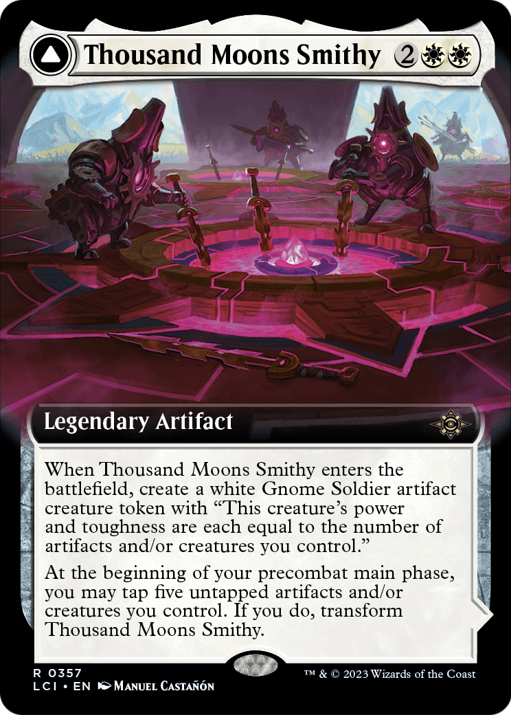 Thousand Moons Smithy (Extended Art) (LCI-357) [The Lost Caverns of Ixalan] Foil
