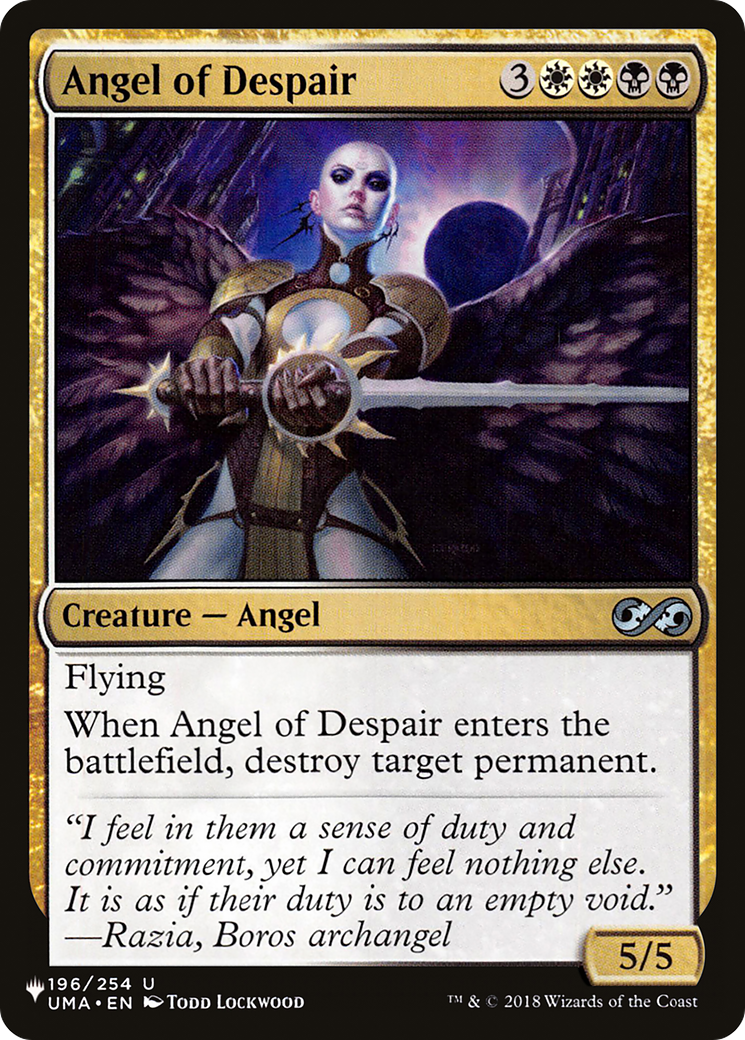 Angel of Despair (LIST-196/254) [The List]