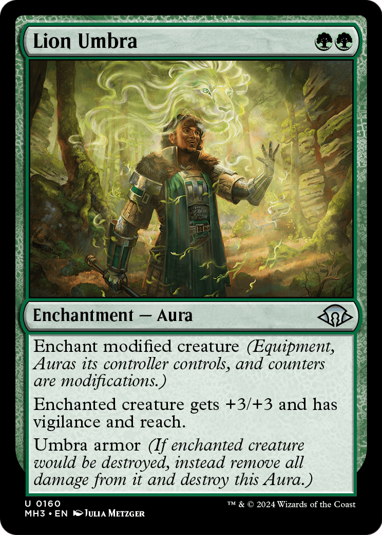 Lion Umbra - Foil [Modern Horizons 3]