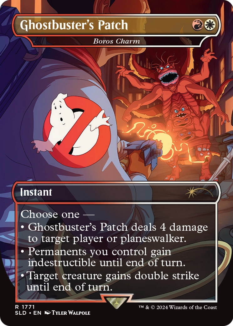 Ghostbuster's Patch - Boros Charm (SLD-1771) (Borderless) [Secret Lair Drop]