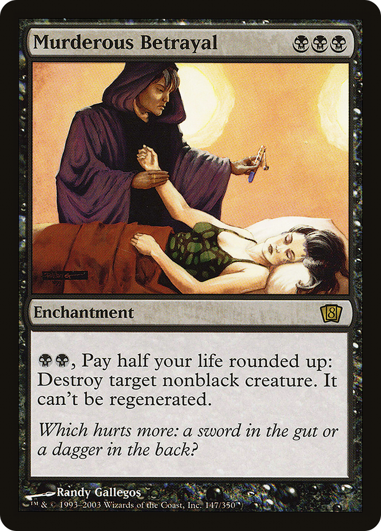 Murderous Betrayal (8ED-147) [8th Edition] Foil