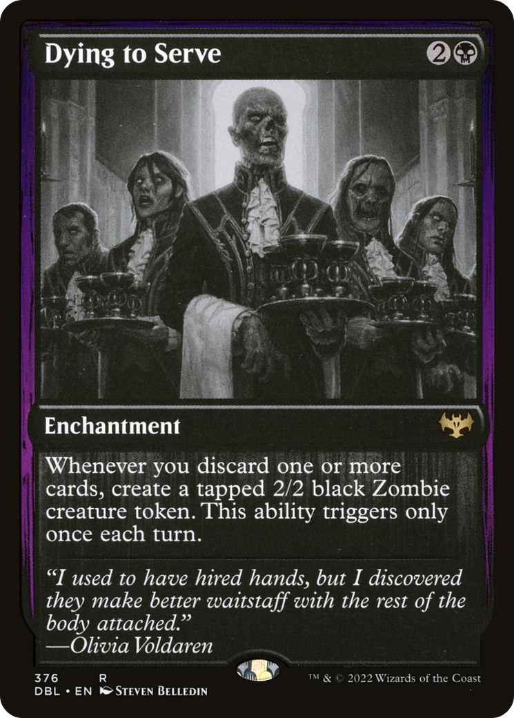 Dying to Serve (DBL-376) [Innistrad: Double Feature]