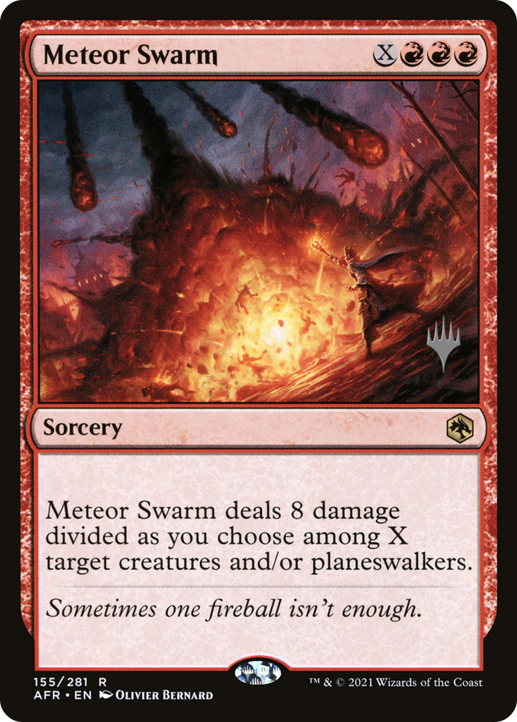 Meteor Swarm (PPAFR-155) [Promo Pack: Adventures in the Forgotten Realms Promos]