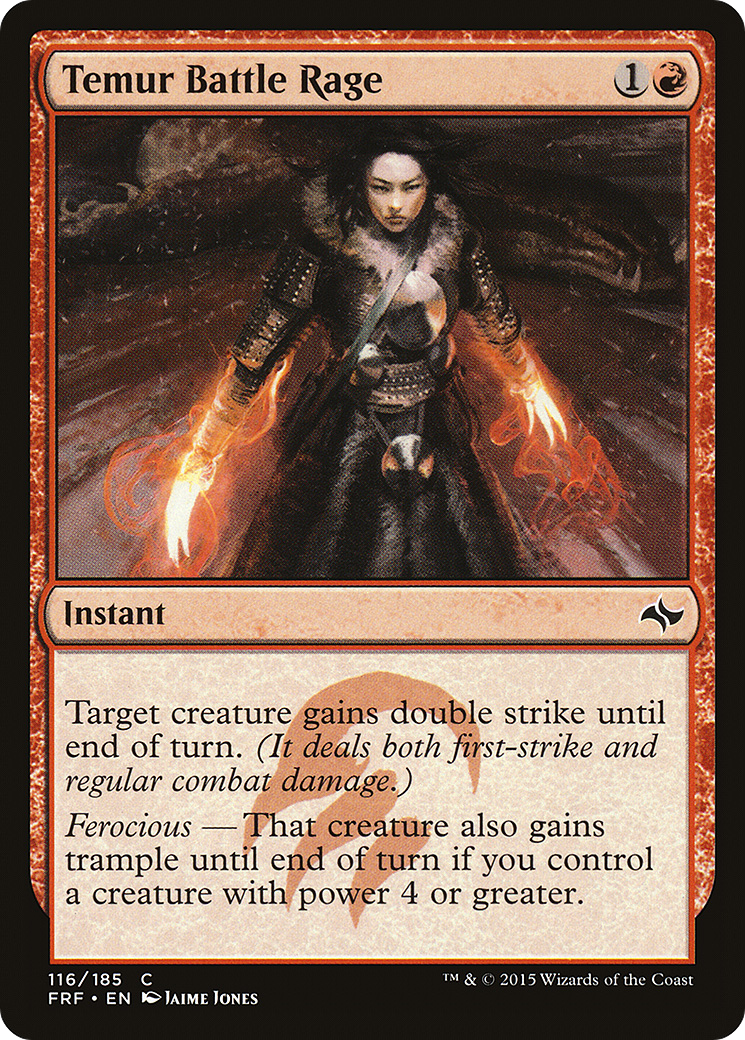 Temur Battle Rage (FRF-116) [Fate Reforged] Foil