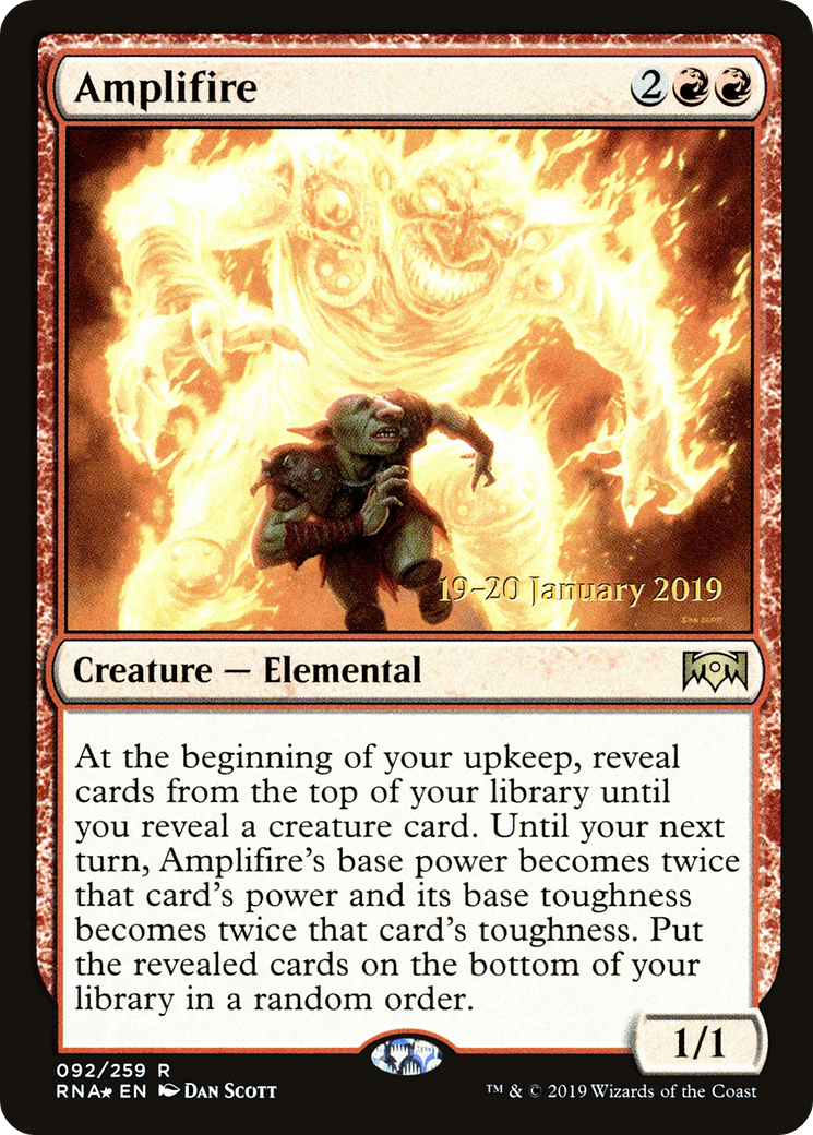 Amplifire (PRE-092) [Ravnica Allegiance Promos] Foil