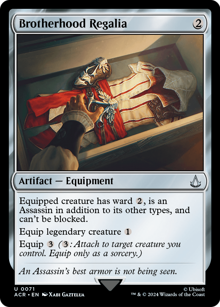 Brotherhood Regalia (ACR-071) [Assassin's Creed]