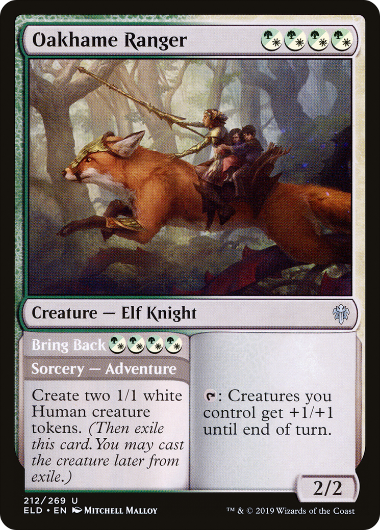 Oakhame Ranger (ELD-212) [Throne of Eldraine] Foil