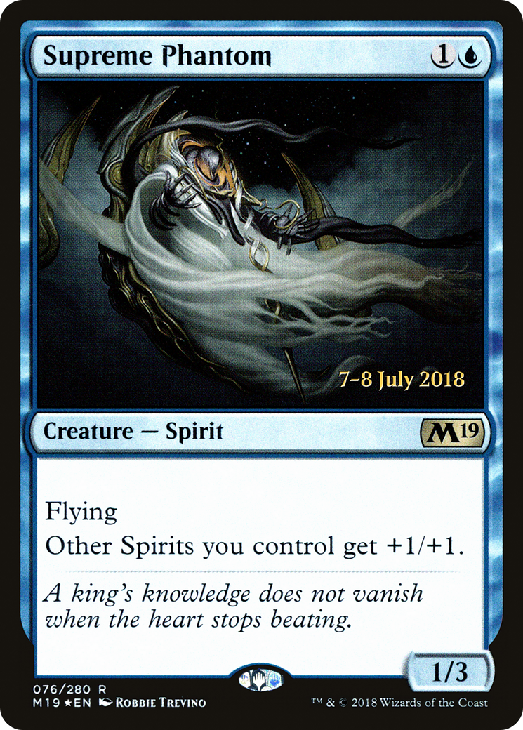Supreme Phantom (PRE-076) [Core Set 2019 Promos] Foil
