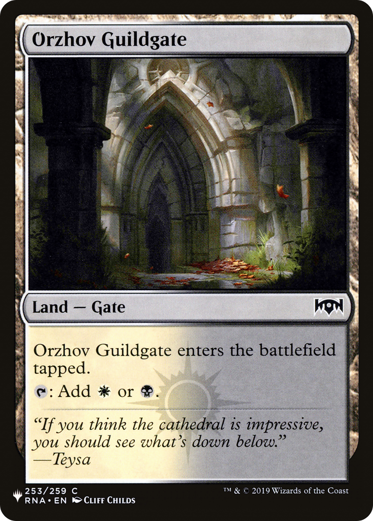 Orzhov Guildgate (253) (LIST-253/259) [The List Reprints]