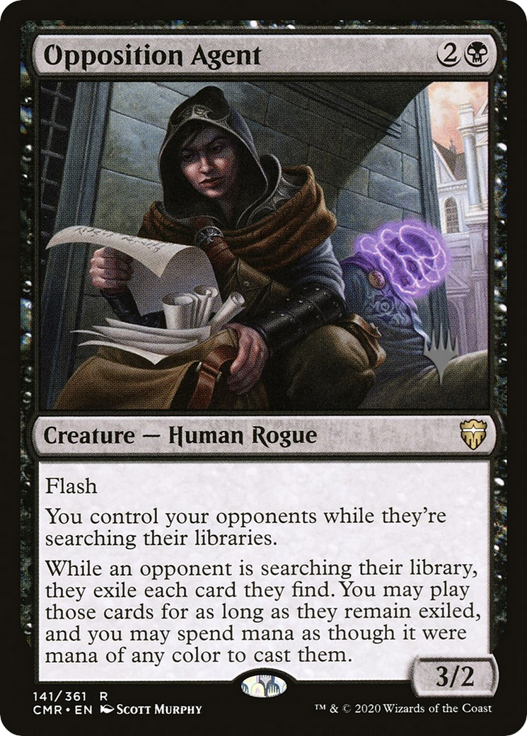Opposition Agent (PPMKM-141) [Promo Pack: Commander Legends Promos]