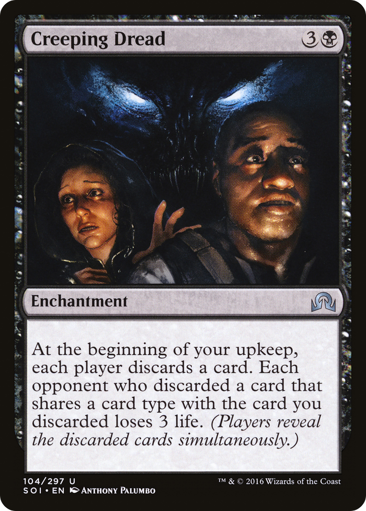 Creeping Dread (SOI-104) [Shadows over Innistrad] Foil