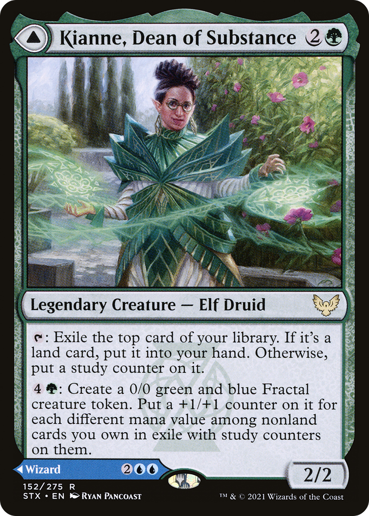 Kianne, Dean of Substance (STX-152) [Strixhaven: School of Mages]