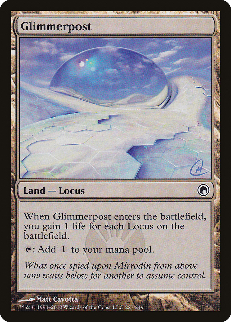 Glimmerpost (SOM-227) [Scars of Mirrodin]