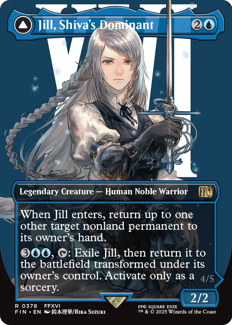 Jill, Shiva's Dominant (Borderless) (FIN-378) [FINAL FANTASY] Foil