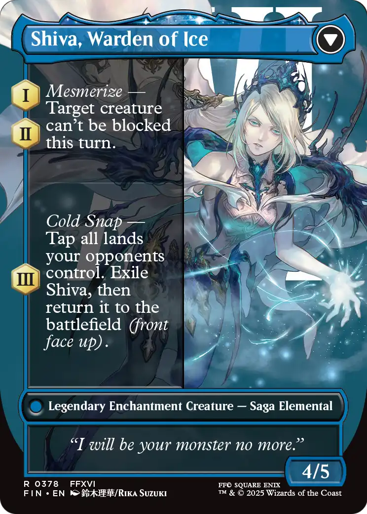 Jill, Shiva's Dominant (Borderless) (FIN-378) [FINAL FANTASY] Foil