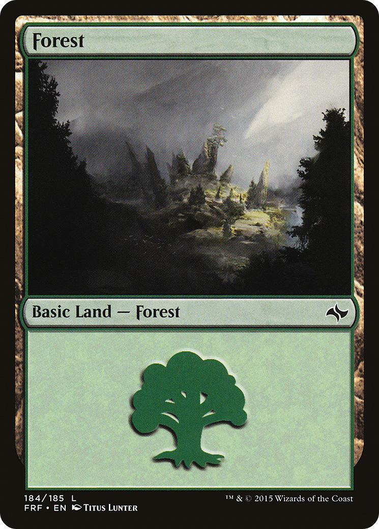 Forest (FRF-184) [Fate Reforged] Foil