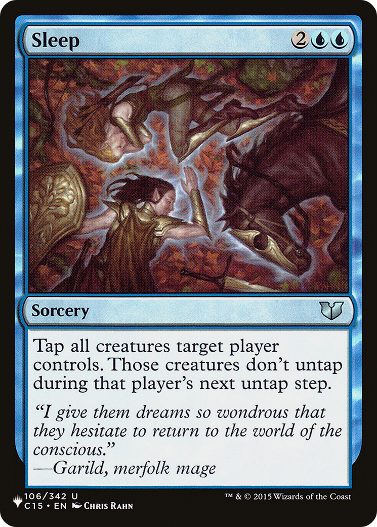 Sleep (C15) (LIST-106/342) [The List]
