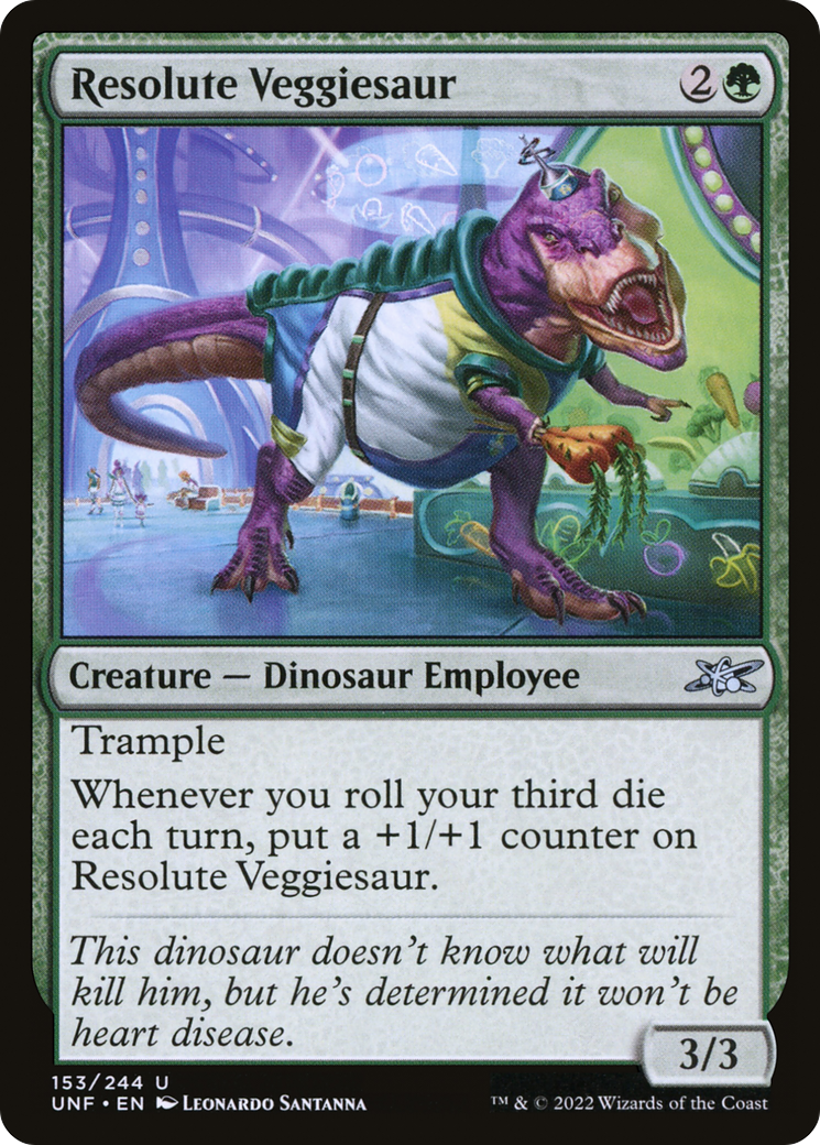 Resolute Veggiesaur [Unfinity]
