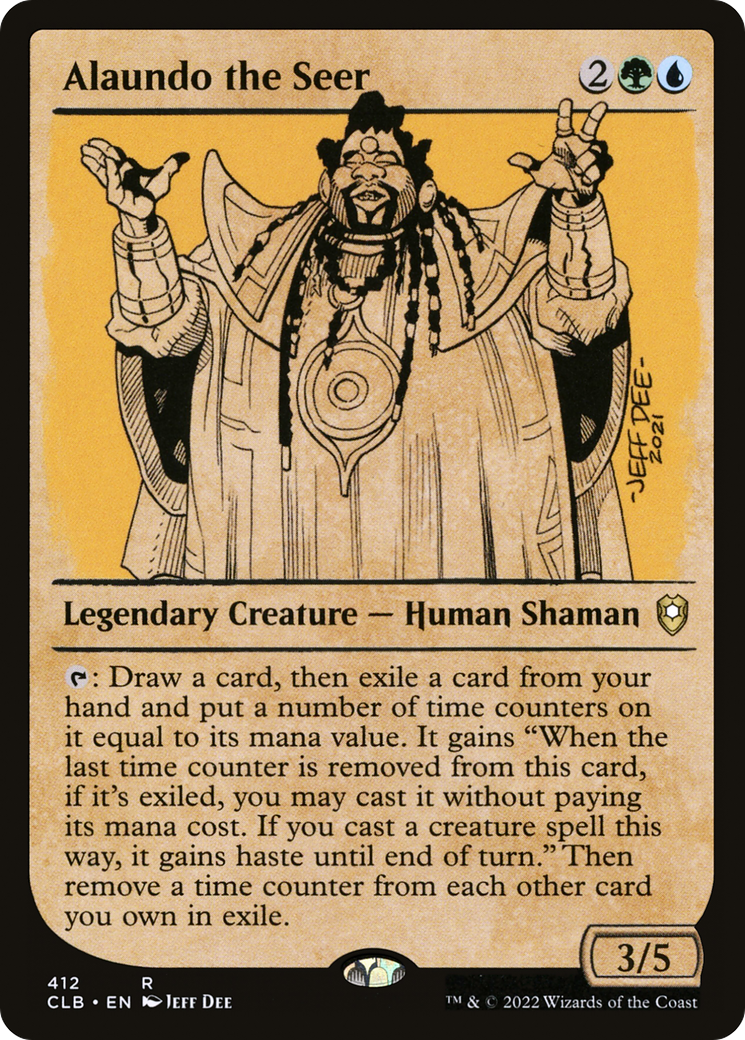 Alaundo the Seer - Showcase [Commander Legends: Battle for Baldur's Gate]