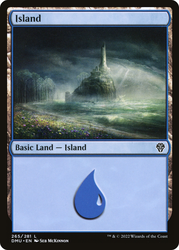 Island (DMU-265) [Dominaria United] Foil