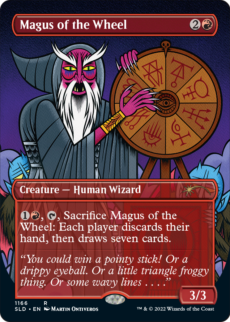 Magus of the Wheel (SLD-1166) (Borderless) [Secret Lair Drop] Foil