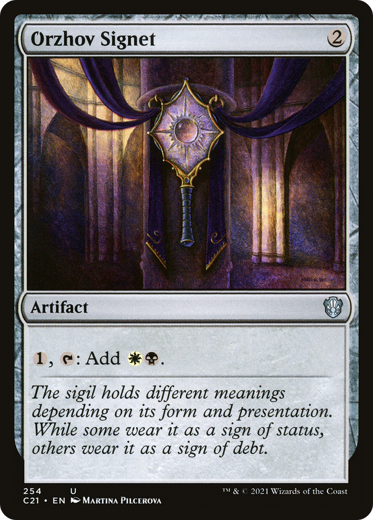 Orzhov Signet (C21-254) [Commander 2021]