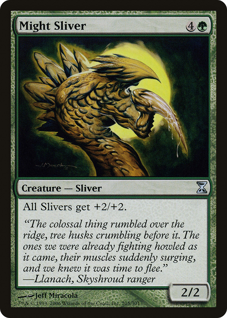 Might Sliver (TSP-205) [Time Spiral]