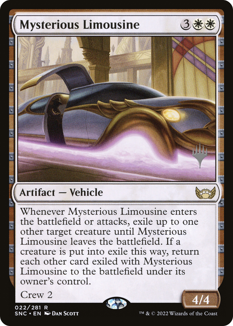 Mysterious Limousine (PPSNC-022) [Promo Pack: Streets of New Capenna Promos]