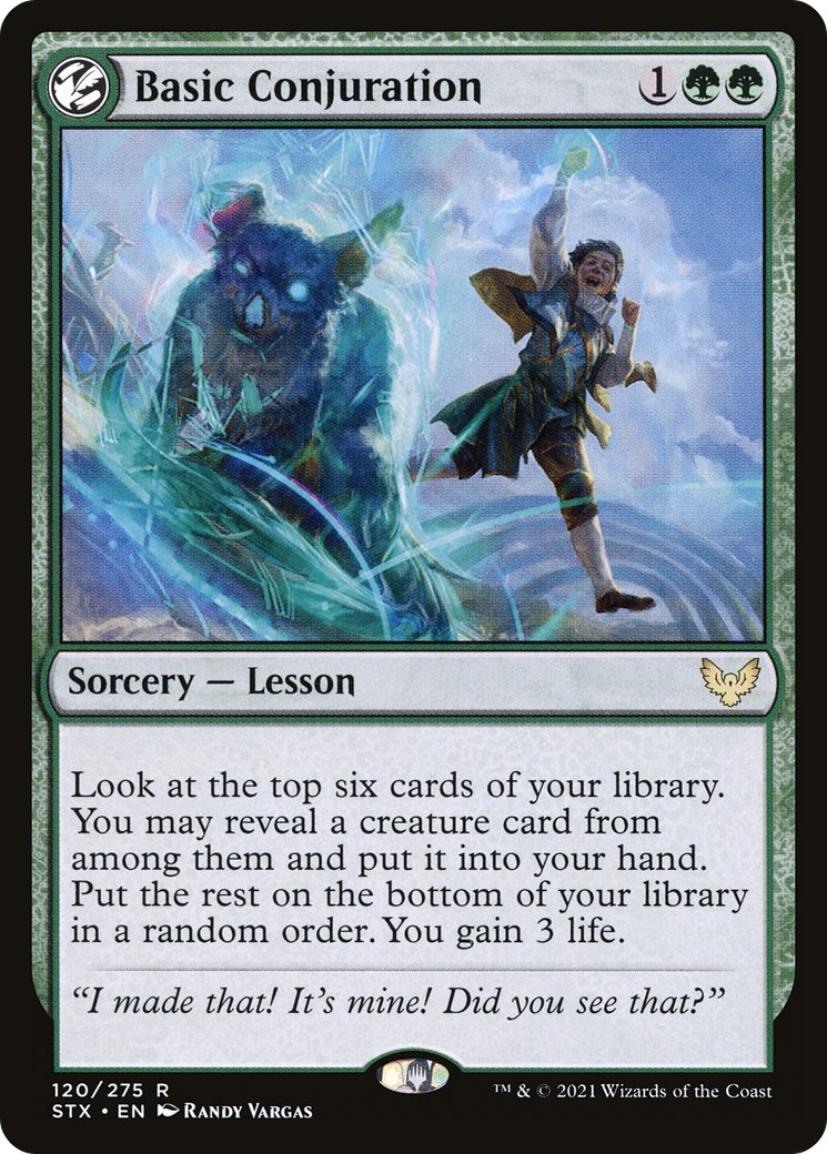 Basic Conjuration - Foil [Strixhaven: School of Mages]