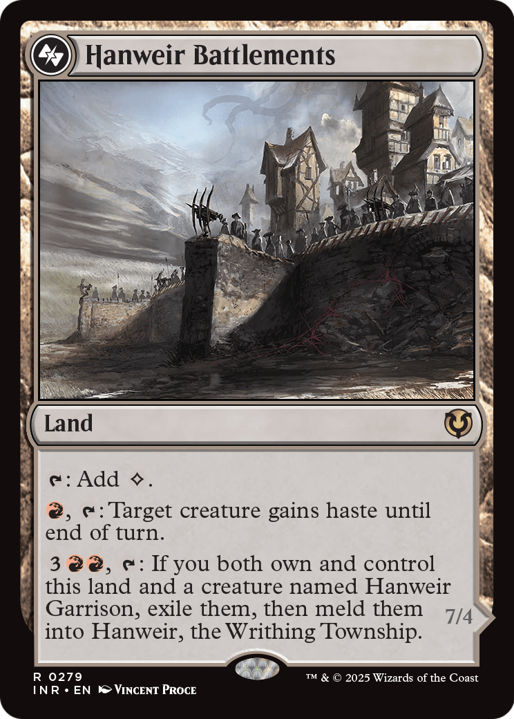 Hanweir Battlements (INR-279) [Innistrad Remastered] Foil