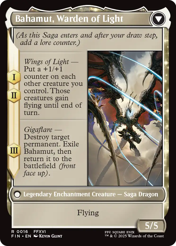 Dion, Bahamut's Dominant (FIN-016) [FINAL FANTASY] Foil