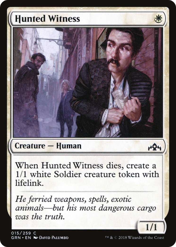 Hunted Witness (GRN-015) [Guilds of Ravnica]