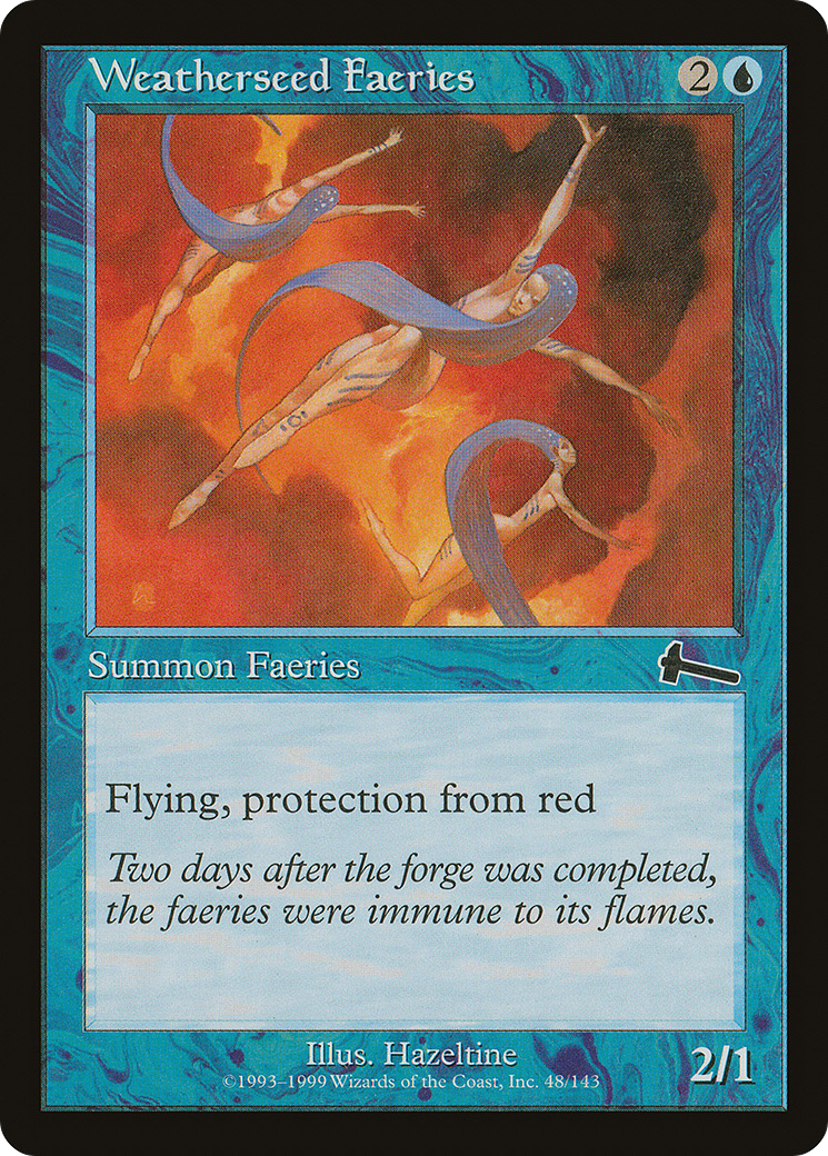 Weatherseed Faeries (ULG-048) [Urza's Legacy] Foil